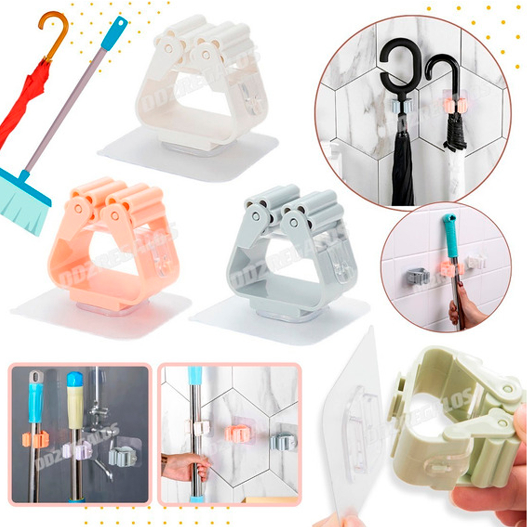 Miniatura 3 de SOPORTE DE PARED PARA ESCOBA 20g